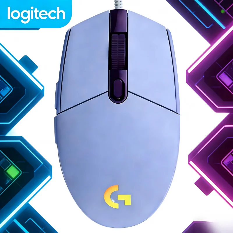 

Logitech G102 Student Esports Multi Scene Dual Mode Wired Silent Mouse Ergonomic Lightweight Good Item