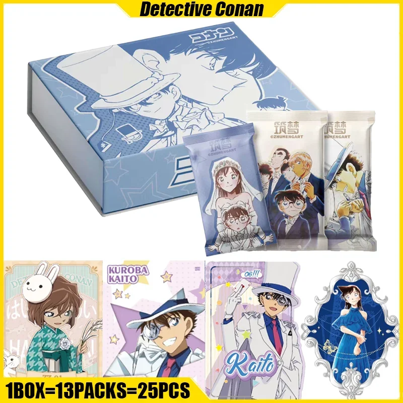 ZHUMENGART Vol.2 Detective Conan Cards Anime Collection Cards Mistery Boxes Board Games Toys Birthday Gifts for Boys and Girls