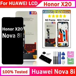 Test For Honor X20 HonorX20 LCD Touch Screen Digitizer Assembly For Huawei Nova 8i/Nova8i NEN-L22, NEN-LX1, NEN-LX3 LCD