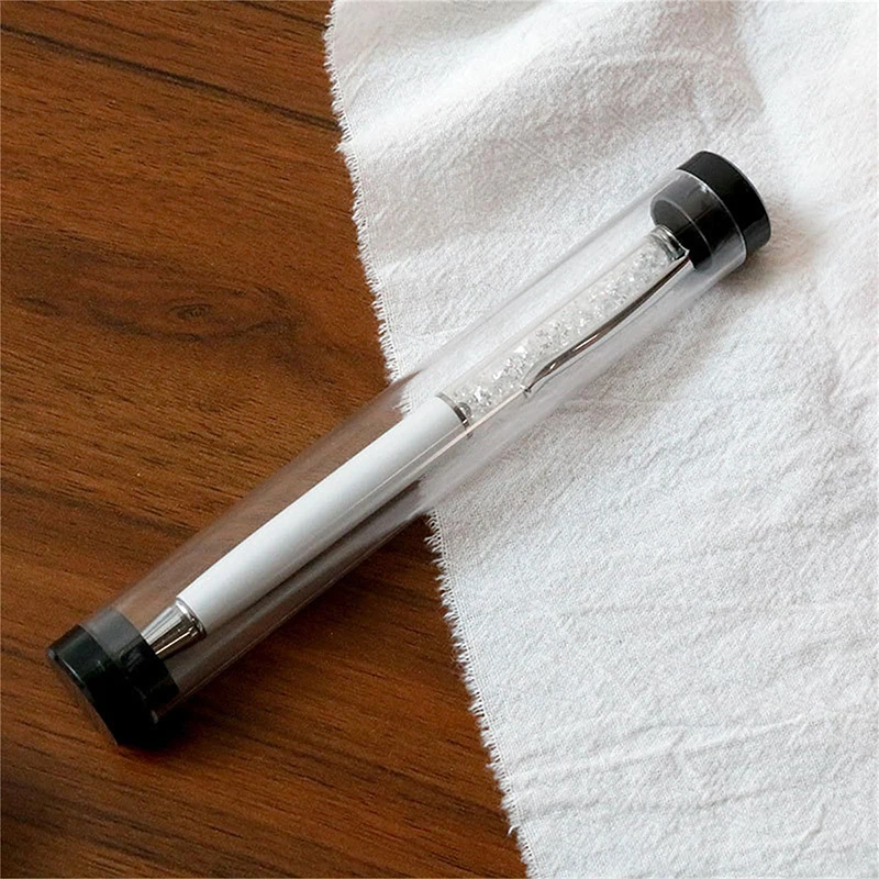 1 Piece Clear Round Cylinder Pen Box Transparent Packing Tube Pen Cases