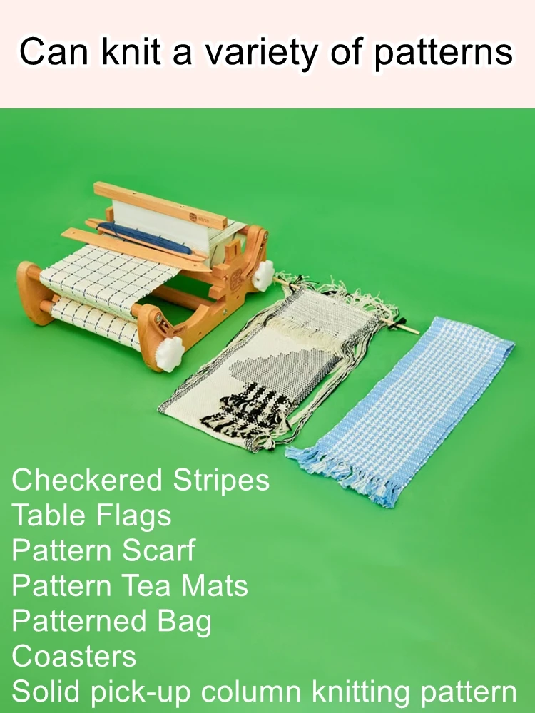 Home Mini Desktop Loom Easy Hand Weaving Small Loom