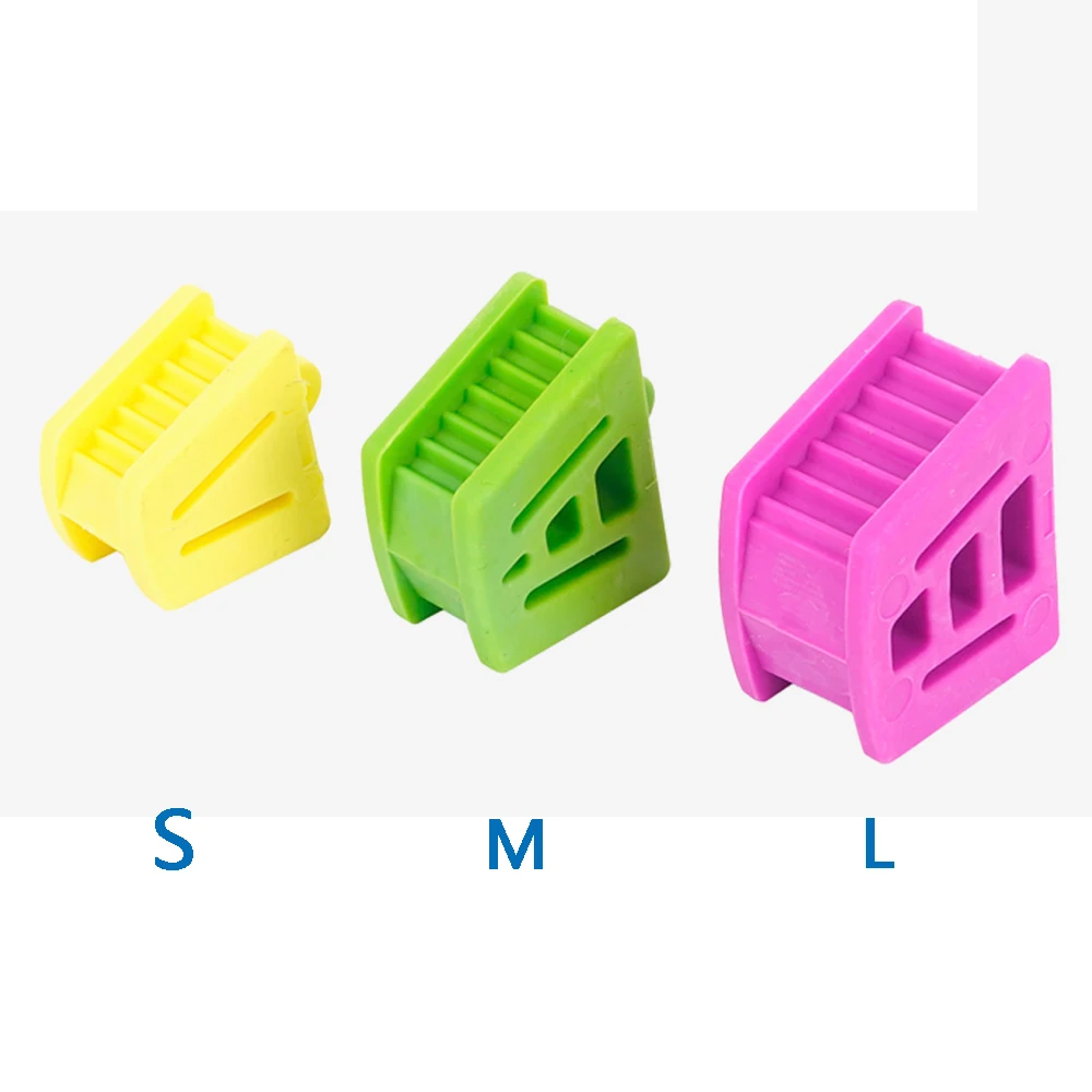 COTISEN Rubber Dental Mouth Prop Intraoral Bite Support Block Kids Adults Mouth Opening Training Autoclavable Tool