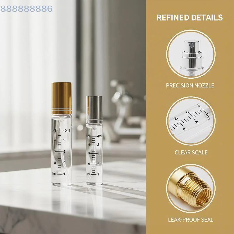[B]Perfume Spray Refillable Atomiser 1 Pc Travel Portable Glass Elegant Design