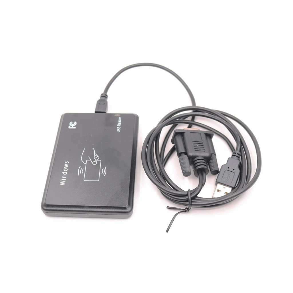 RFID 13.56mhz 125Khz ID Reader EM4100 EM Card Reader RS232 Serial Port Interface