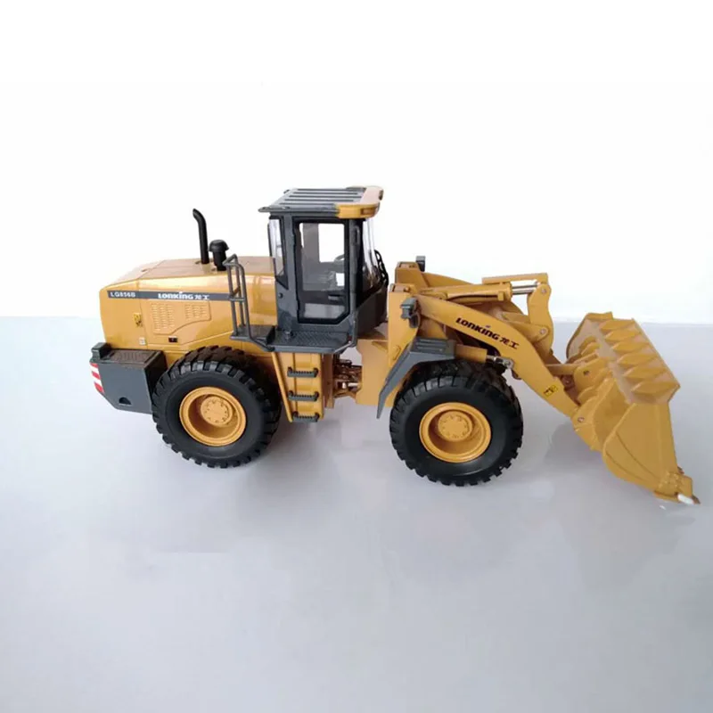 1:35 Scale LONKING LG856B Loader Forklift Alloy Car Model Collection Ornaments