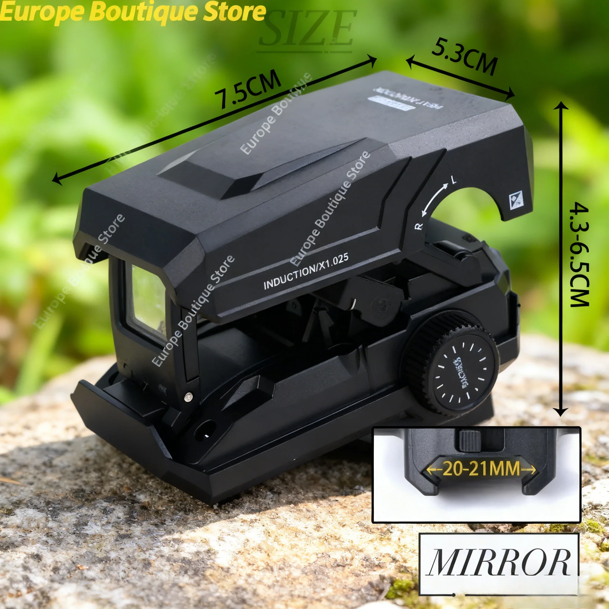 

MP9 оптическое деформируемое зеркало 20-22 мм красное и зеленое регулируемое пятно пластиковые игрушки универсальные голографические товары для улицы