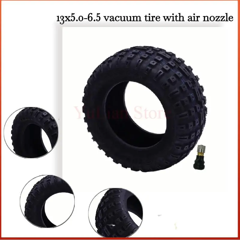 Hot Durable 13x5.00-6.5 Vacuum Tire for ATV Beach Bikes, Easy Installation with Thick Explosion-Proof Design