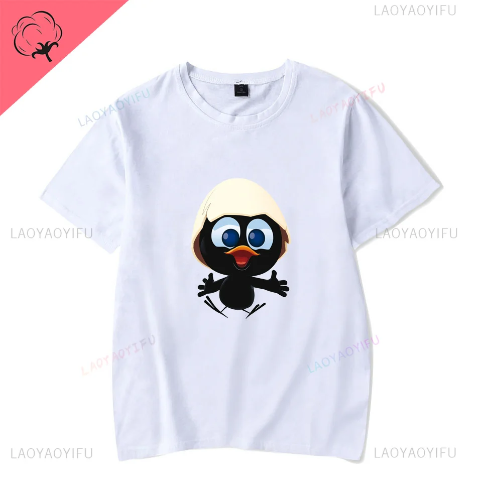 2024 Hip Hop o collar cartoon pattern painted funny fashion street wear trend Harajuku Y2K Men women universal T-shirt