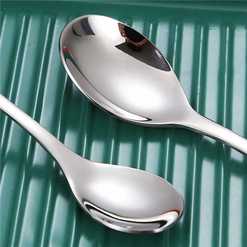 

ABUN-8X Stainless Steel Child Safety Cutlery Bear Children Spoon And Fork Set Toddler Utensils Metal Cutlery Set