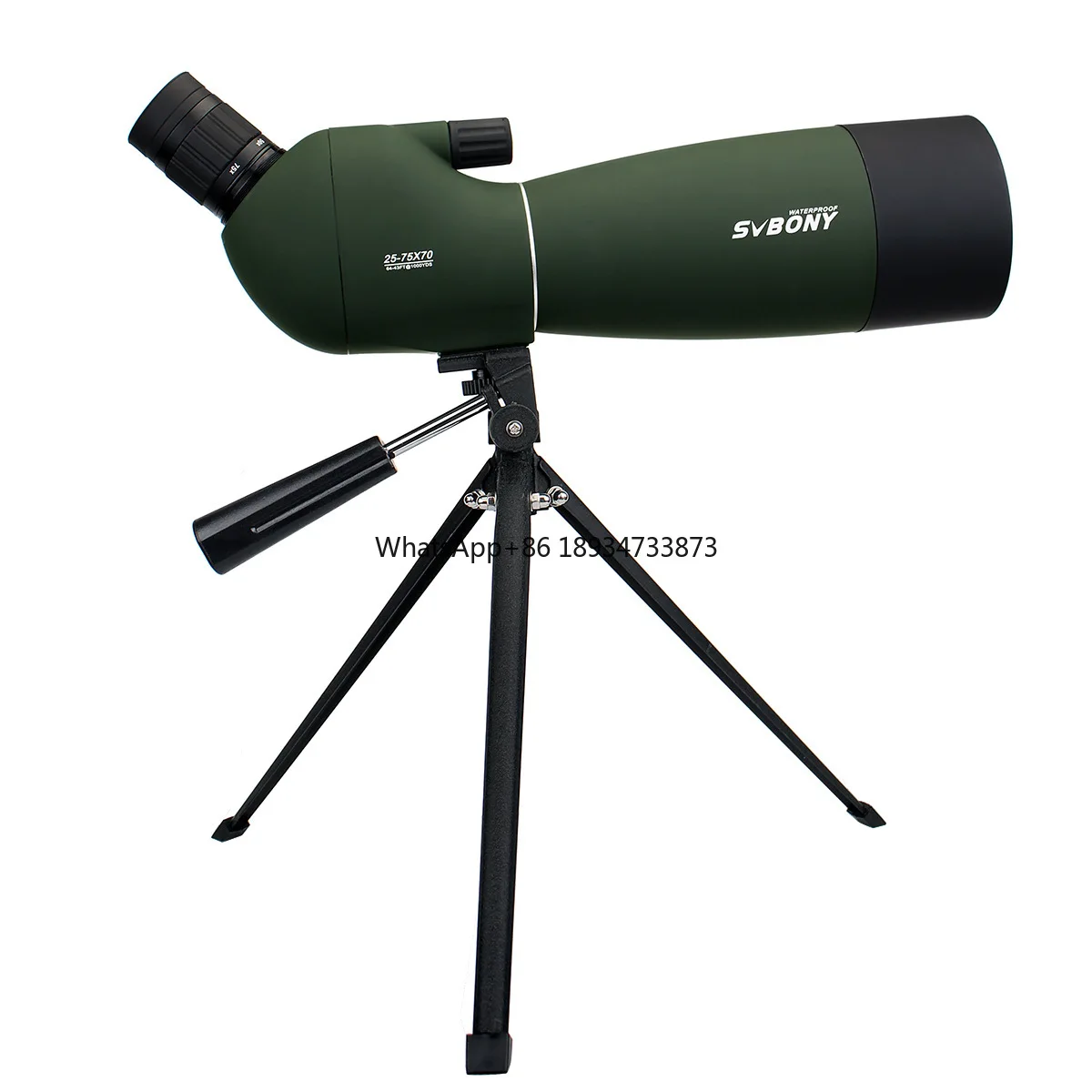 SVBONY SV28 Birdwatching Scope Green High Definition High Magnification 25-75X70mm Target Spotting Scope