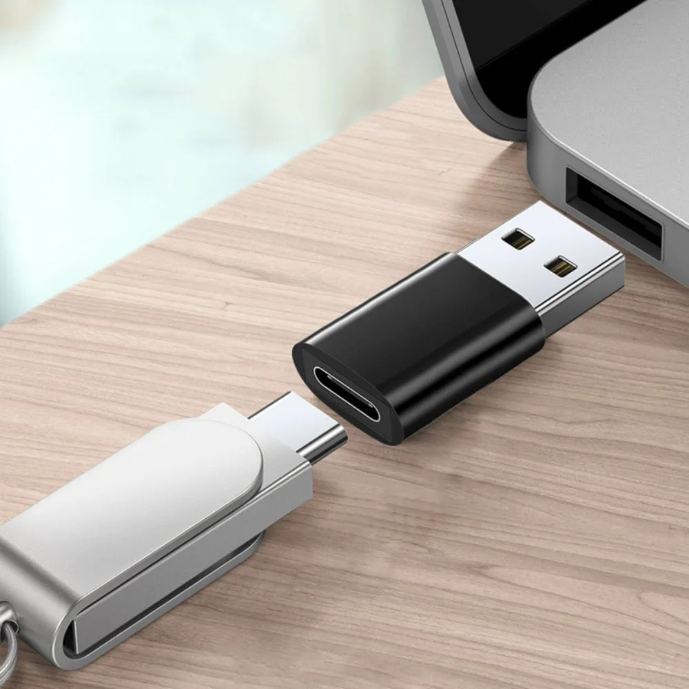 Type-c Female Type C To USB Adapter USB 3.0 Male Phone Adapter USB To Type C Converter Mini Portable OTG Phone Connector