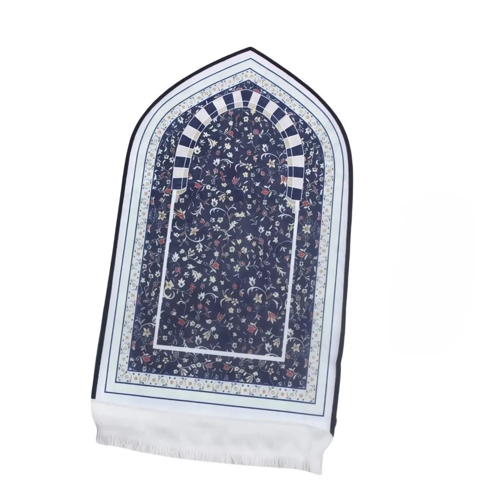 Portable Thick Prayer Mat Soft Non-slip Prayer Rug Travel Irregular Prayer Mat Carpet