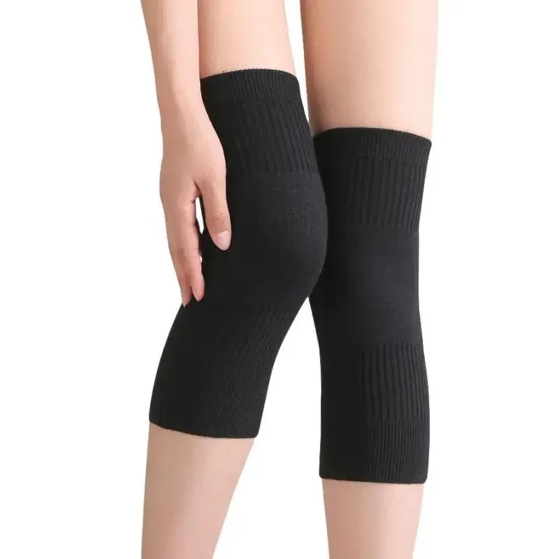 1Pair Men Women Cashmere Knee Brace Support Leg Warmer Winter Warm Thermal Wool Cycling Ski Running Knee Pads Warmers Protector