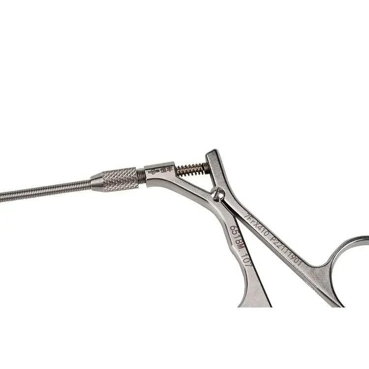 Hospitime Disc Forceps/Disc Ronguer/Biopsy Punch Forceps with Cup and Serration on Tips - Golden Handle Neuro Instruments