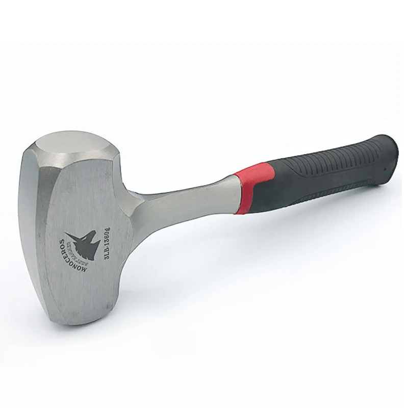 

Outdoor Octagonal Hammer Heavy Duty Masonry Hammer Practical Household Wall Construction Hand Tools Multi-functional Hammers