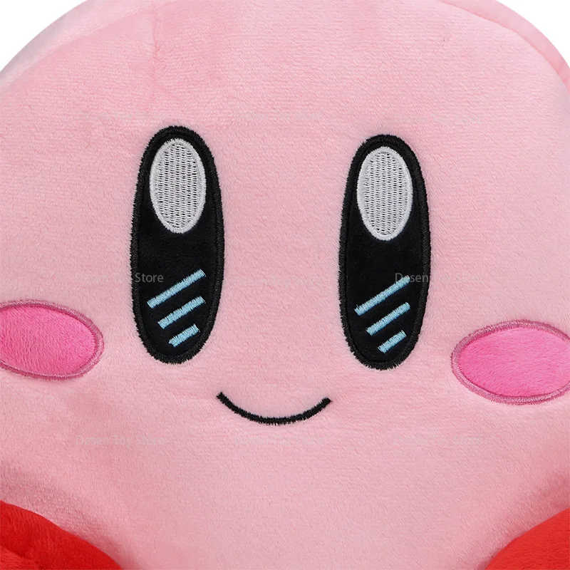 Kirby Anime Plush Schoolbag para Adultos, Mochila Kawaii, Estrela, Natal, Presentes de Aniversário, Brinquedo, 36x26x29cm