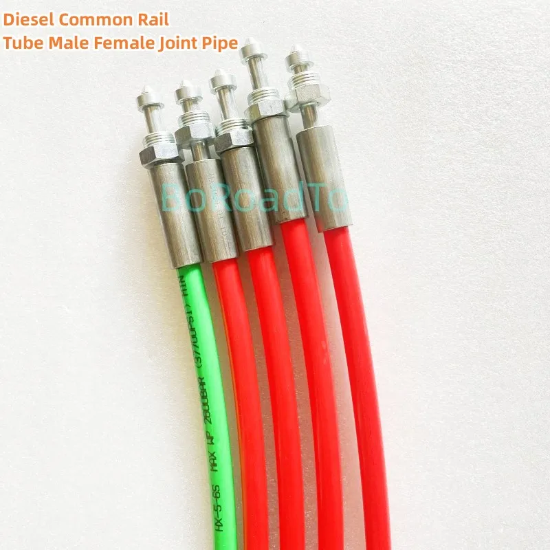 1000mm M18 Diesel Common Rail Tube Male Female Joint Pipe for Bosch EPS815 EPS200 Series Pump Injector Test Bench