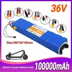 New 18650 Lithium 36V 100Ah 10S3P 36v Electric Scooter Battery Pack M365 Electric Scooter 36v Battery Scooter