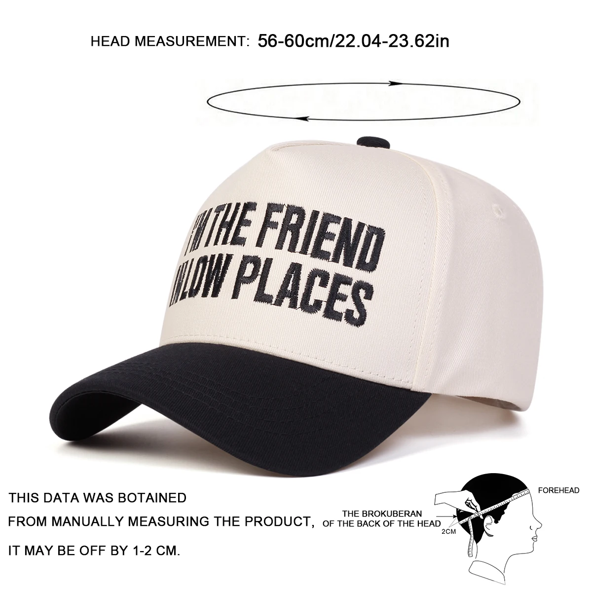 للجنسين أنا الصديق قبعات البيسبول المطرزة الربيع والخريف في الهواء الطلق قابل للتعديل قبعات عادية واقية من الشمس قبعة قبعة رياضية