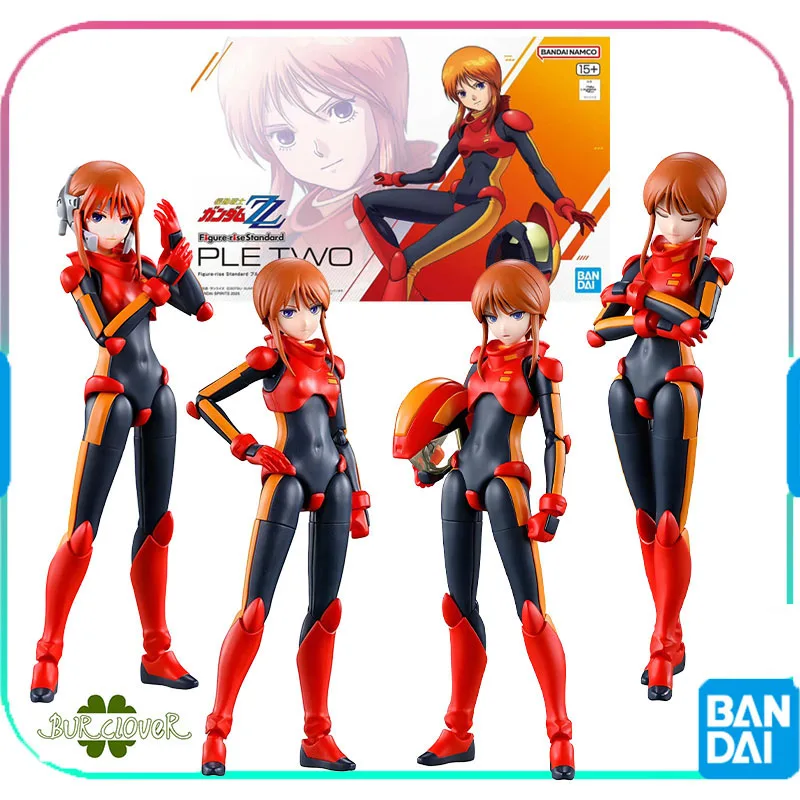 

Bandai Original GUNDAM Figure-rise PLE TWO Anime Action Figure Assembly Model Toys Collectible Model Ornaments Gifts
