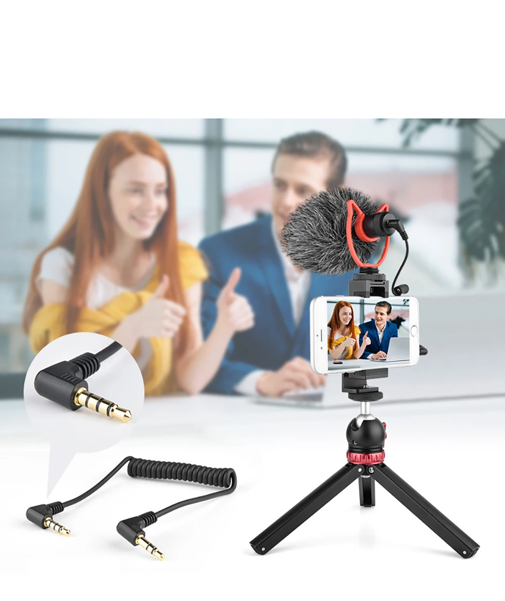 携帯電話ケージ スマートフォン ビデオ リグ ハンド グリップ フィルムメイキング ケース 電話ビデオ スタビライザー ハンドヘルド三脚マウント iPhone Android用