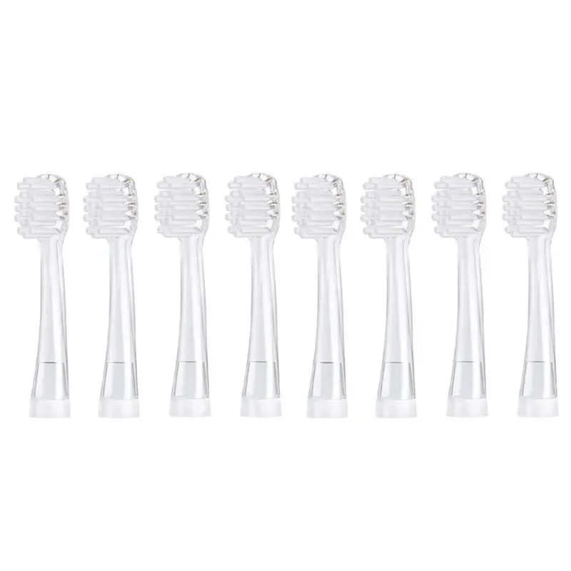 Toddler Baby Replacement Toothbrush Heads for Seago SG902/SG602 Electric Toothbrush Heads 0-3 Years Oral Hygiene Care Soft Dupon