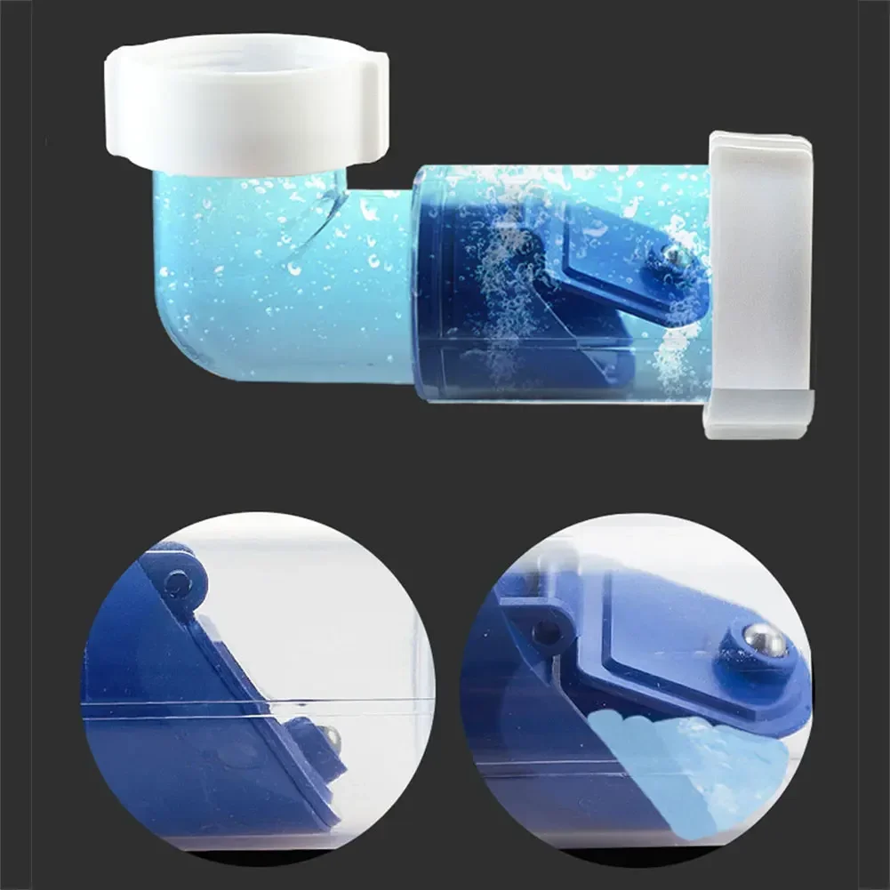 Wash Basin Drainage Pipe Odor Proof Curved Pipe Sewer Bathroom Horizontal Arrangement Wall Drainage Hose Water Leakage Plug Tool