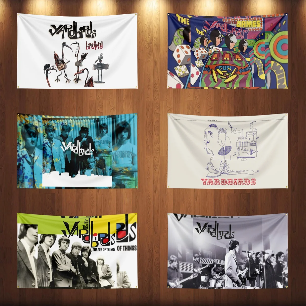 

3x5 Ft Heavy Rock Band T-The-Yard-birdss Flag Polyester Digital Printing Banner for Bedroom Wall Art Out Door Tapestry Decora