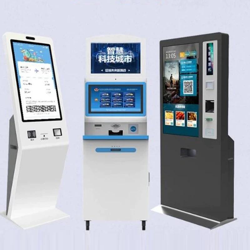 

Hot Sale Fast Food Ordering Kiosk Card Dispenser And QR Code Scanner Self-Service Restaurants Payment Kiosks