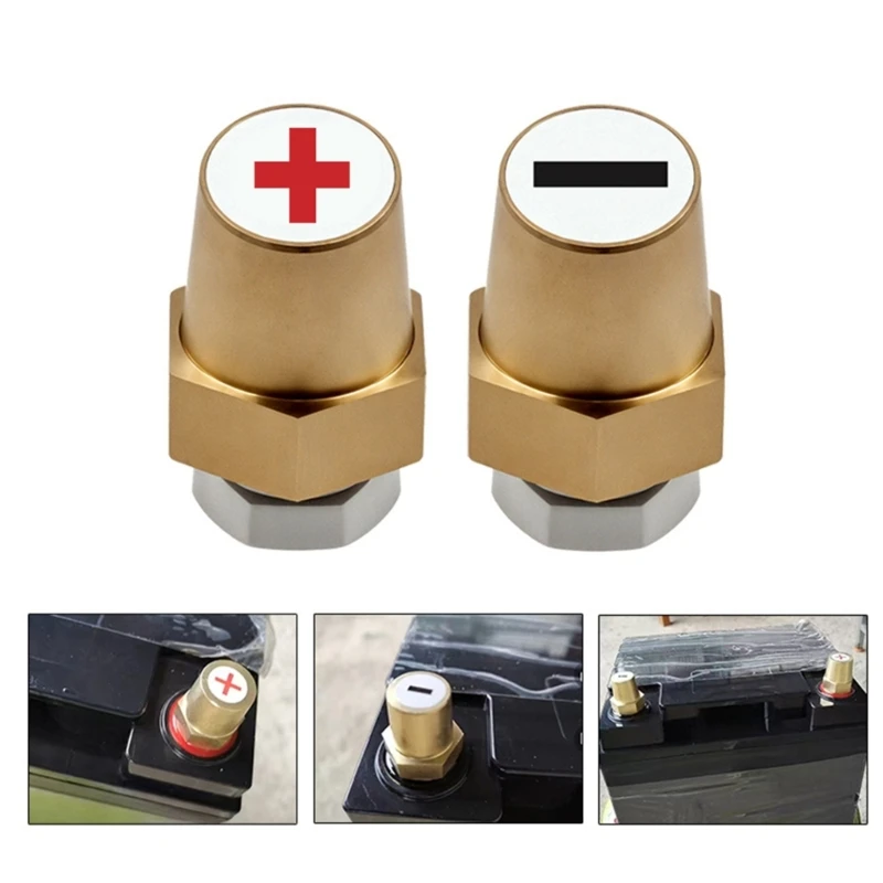 

1 Pair Quick Release 12V 24V Battery Terminals Clamps Connector for Car Caravans Motorhomes Universally D7YA