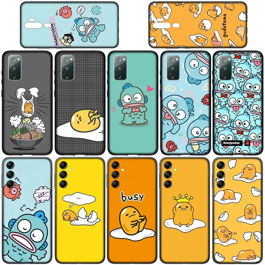 Gudetama Eggs Hangyodon Silicone Coque Phone Cover for Motorola Moto E32 G30 G50 G60 G40 G51 G52 G41 G42 G71 E7 G100 Soft Case