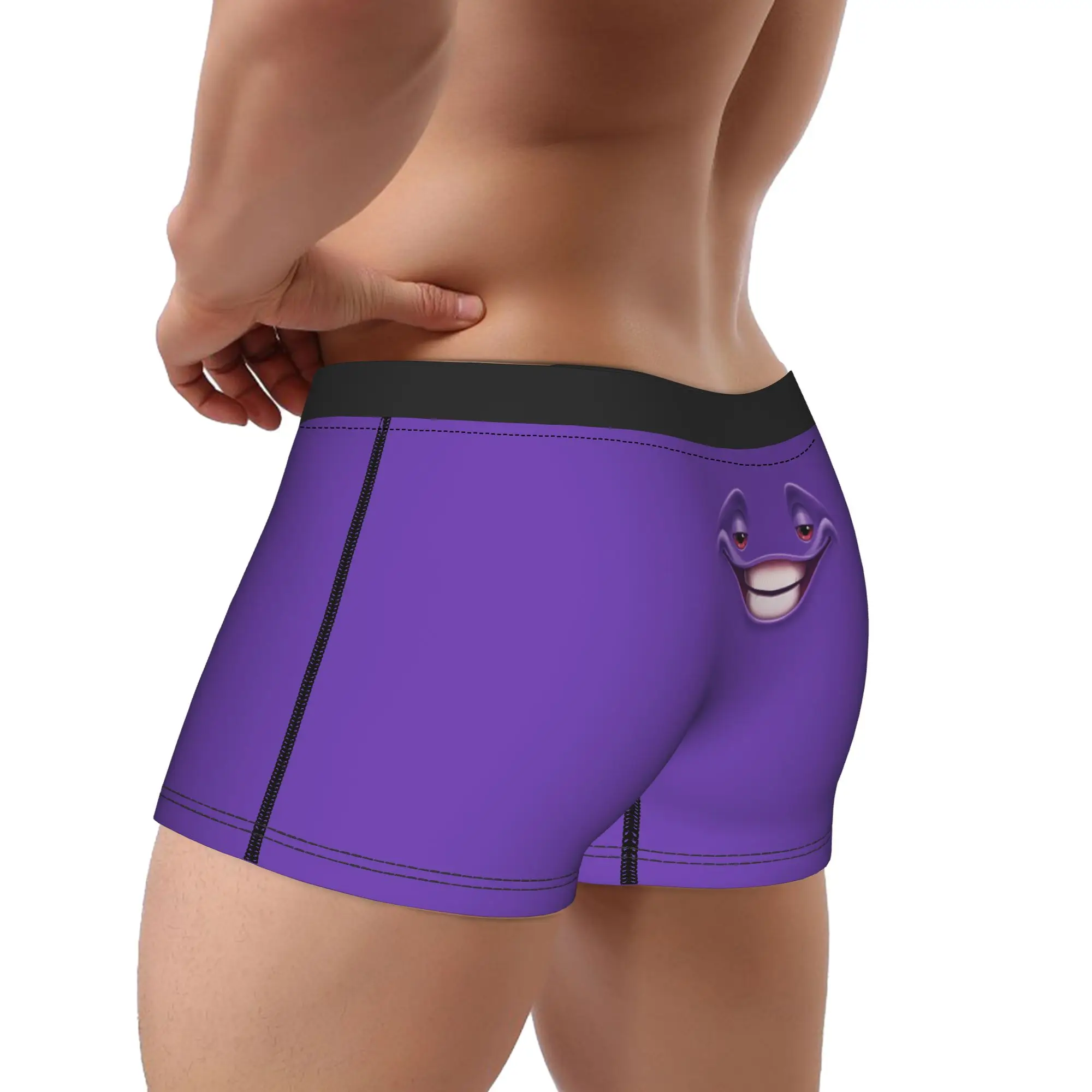 Man Boxer Briefs Shorts Panties Funny Expression Face Silly Smile Mischievous Grin Meme  Underwear  Homme M-XXL Underpants