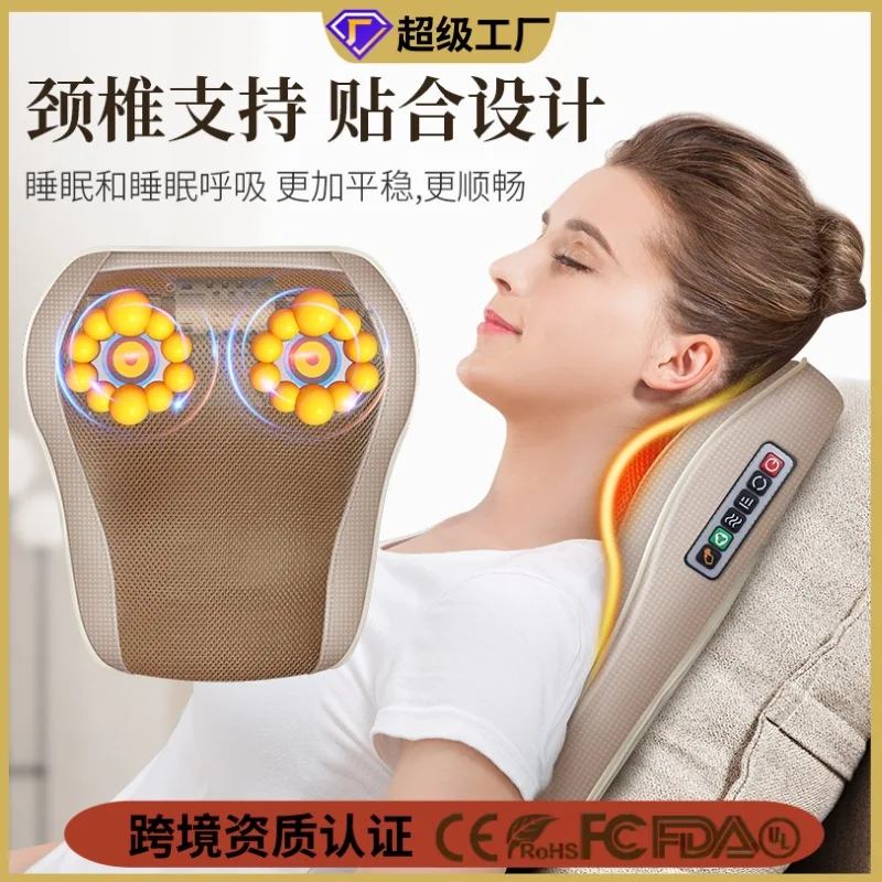 almohada-de-masaje-de-cuello-transfronteriza-cintura-cuello-hombros-coche-hogar-compresa-caliente-respaldo-de-masaje-almohada-de-masaje-de-espalda-multifuncional