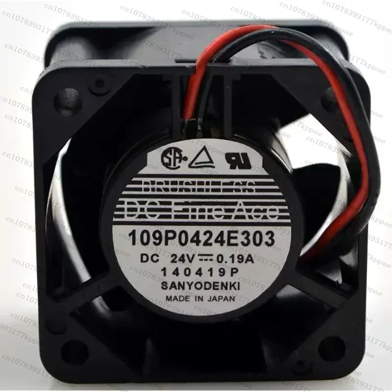 1PCS for Sanyo 109P0424E303 4028 24V 0.19A 4cm x 4cm Large Air Volume Inverter Cooling Fan