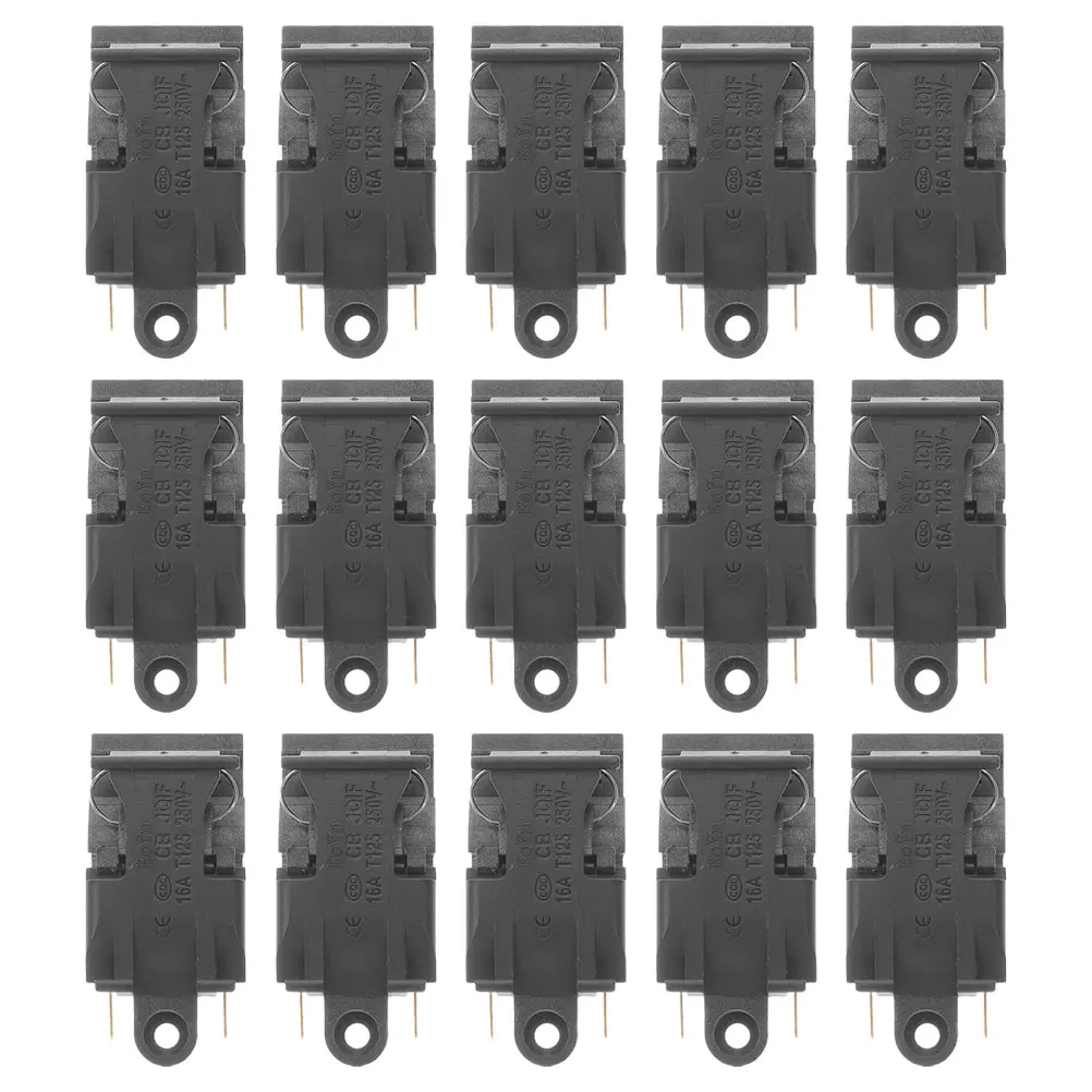 

15pcs Electric Kettle Temperature Control 250V 16A Black Copper Thermostat Steam Switch Heater Thermal