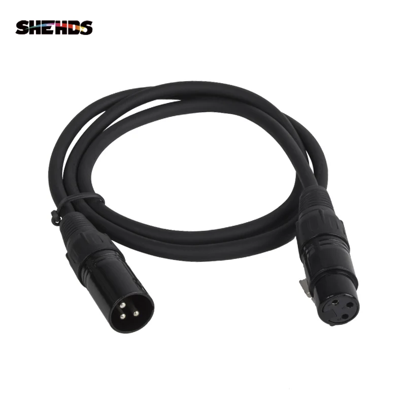 dmx signal line connection transito do sinal para mover a luz principal led par console shehds1m 01