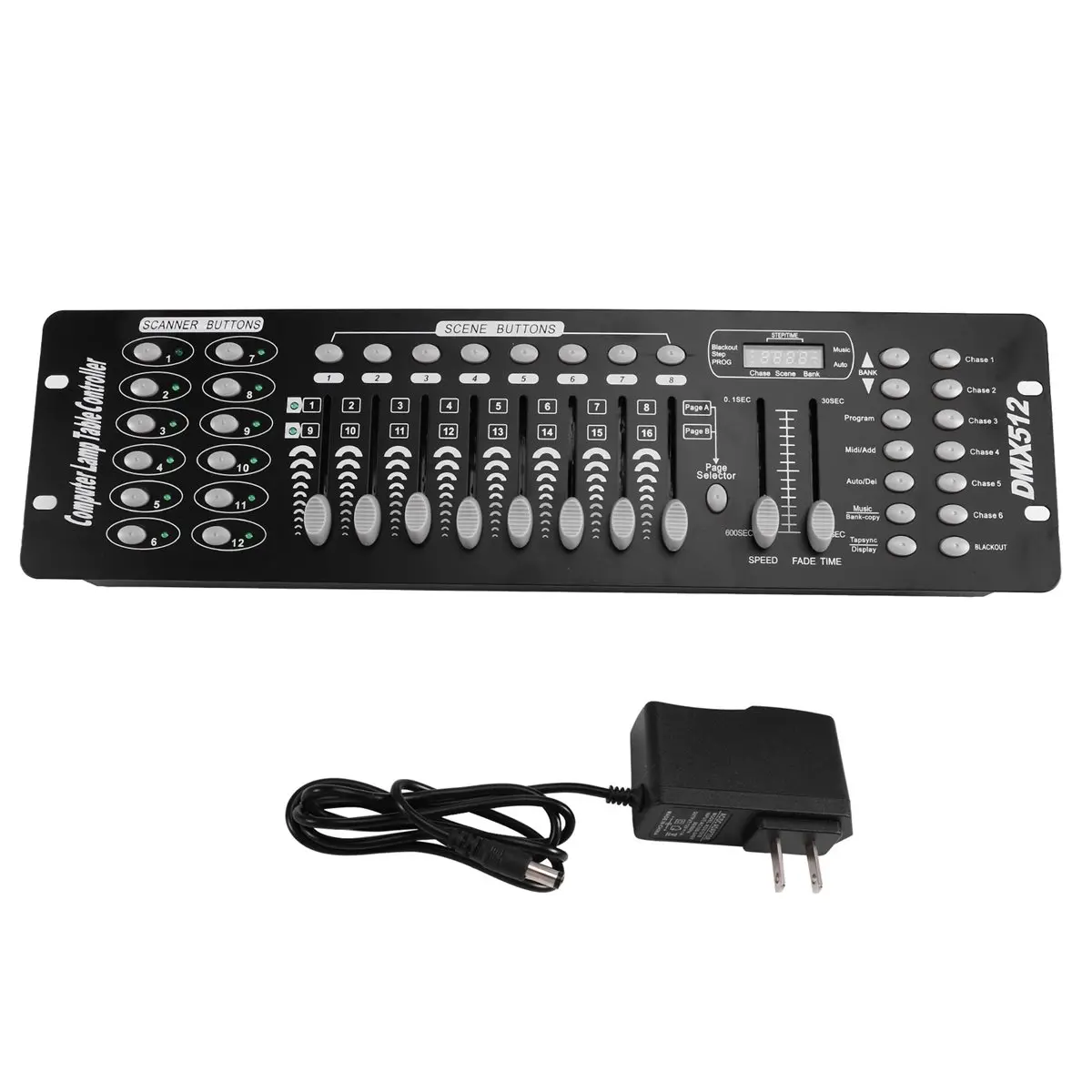 AS62 New 192DMX Controller Stage Lighting 512DMX Console, DJ Control Equipment US Plug