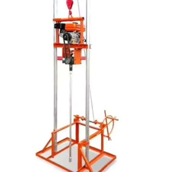 

Customized Compact Small Water Well Drilling Rig Manual Petrol Powered 80m Portable Borehole Drilling Equipment For Sale