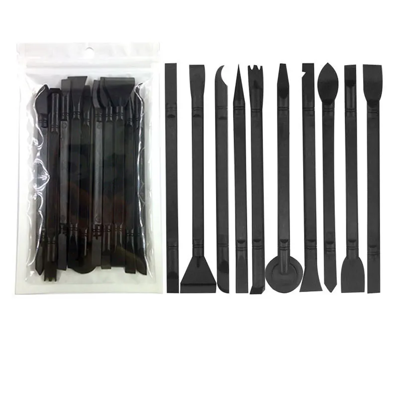 10pcs/Set Newest 10 in 1 Plastic Crowbar Disassembly Spudger Opening Tools Kit for Mobile Phone Computer Repairing Opening Tools