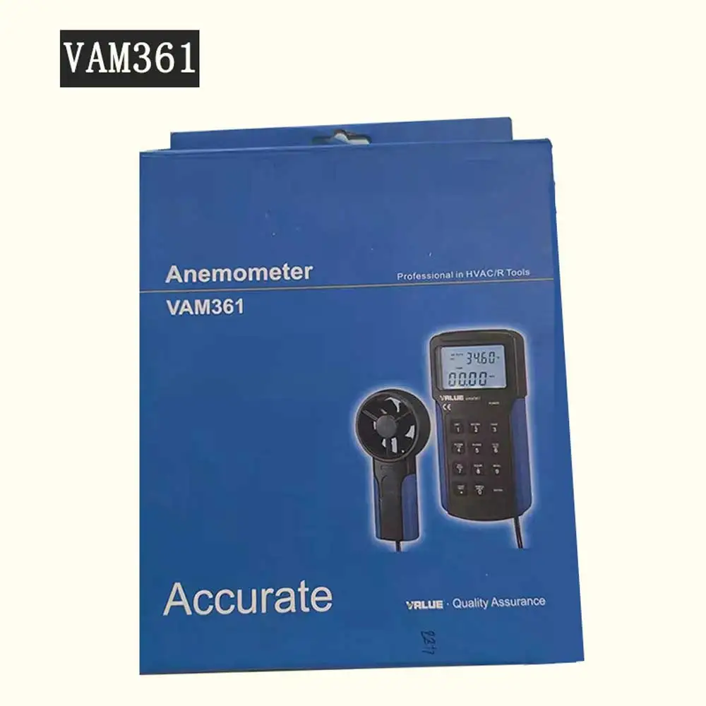 

0-30m/s LCD Air flow Anemometer VAM361 Split Handheld Wind Meter Digital Display Anemometer