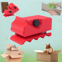 Cat Scratcher Cutter Cardboard Recycle Tool Cartoon 3D Printing Cardboard Strip Stripper for Cat Scratchers
