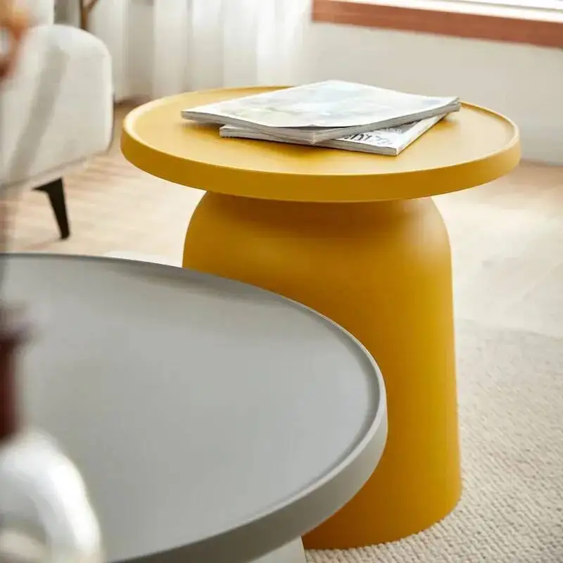 

Minimalist Round Coffee Tables Modern Design Nordic Unique Side Table Simple Storage Table Basse De Salon Living Room Furniture
