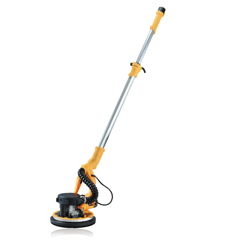 220V Handheld DIY Putty Sanding Machine Electric Tool Sander with Long Pole and Double Lamp Belt 2.2m Polishing Tool