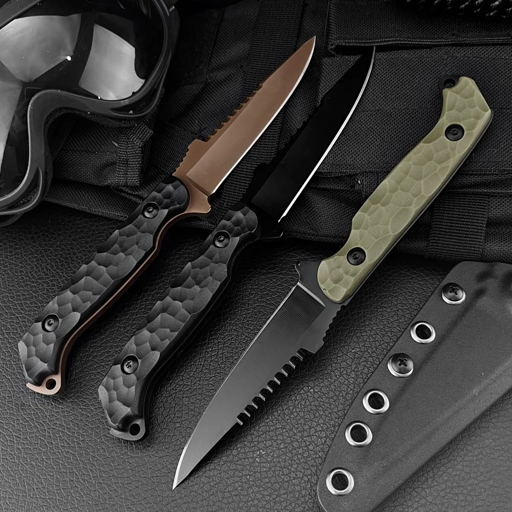 

Прочный EDC открытый нож с фиксированным лезвием портативный многофункциональный инструмент для кемпинга и пешего туризма тактические спасательные ножи для выживания и самообороны