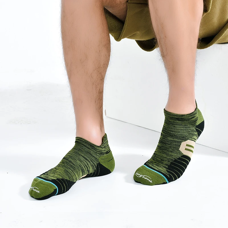 SPORT'S HOUSE-calcetines finos para correr para hombre, medias transpirables de moda para deportes al aire libre, primavera y verano