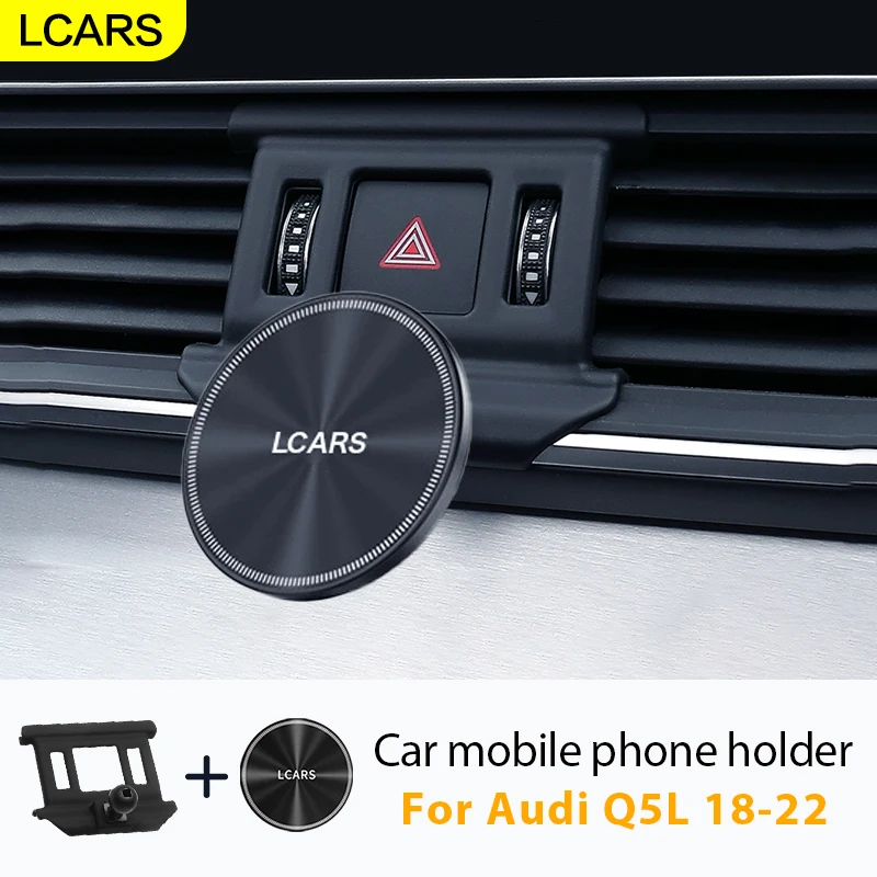 Lcars Auto-Handyhalterung, Geeignet für Audi Q5L 2018-2022, Spezielle Magnetische Handyhalterung für Lüftungsschlitze, Blockiert Nicht die Sichtlinie, Stabil und Erschütterungsfest