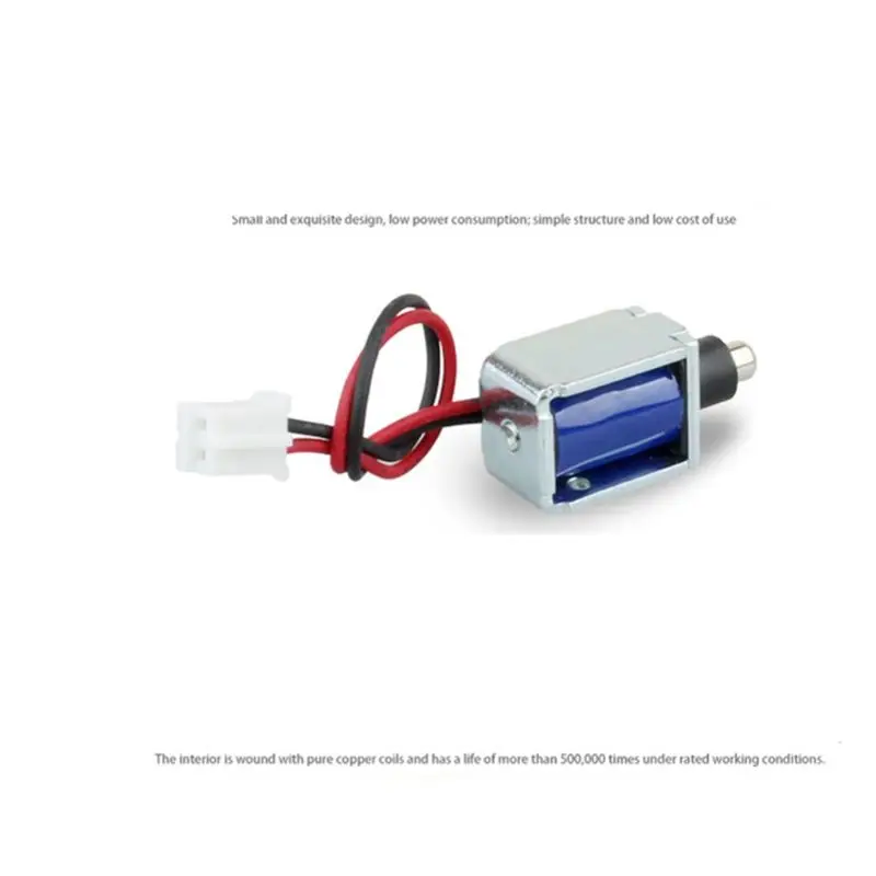 voor 5V Elektromagnetisch Solenoid Lock Veilig Formaat Eenvoudig te Installeren voor Electirc Lock Kastdeur