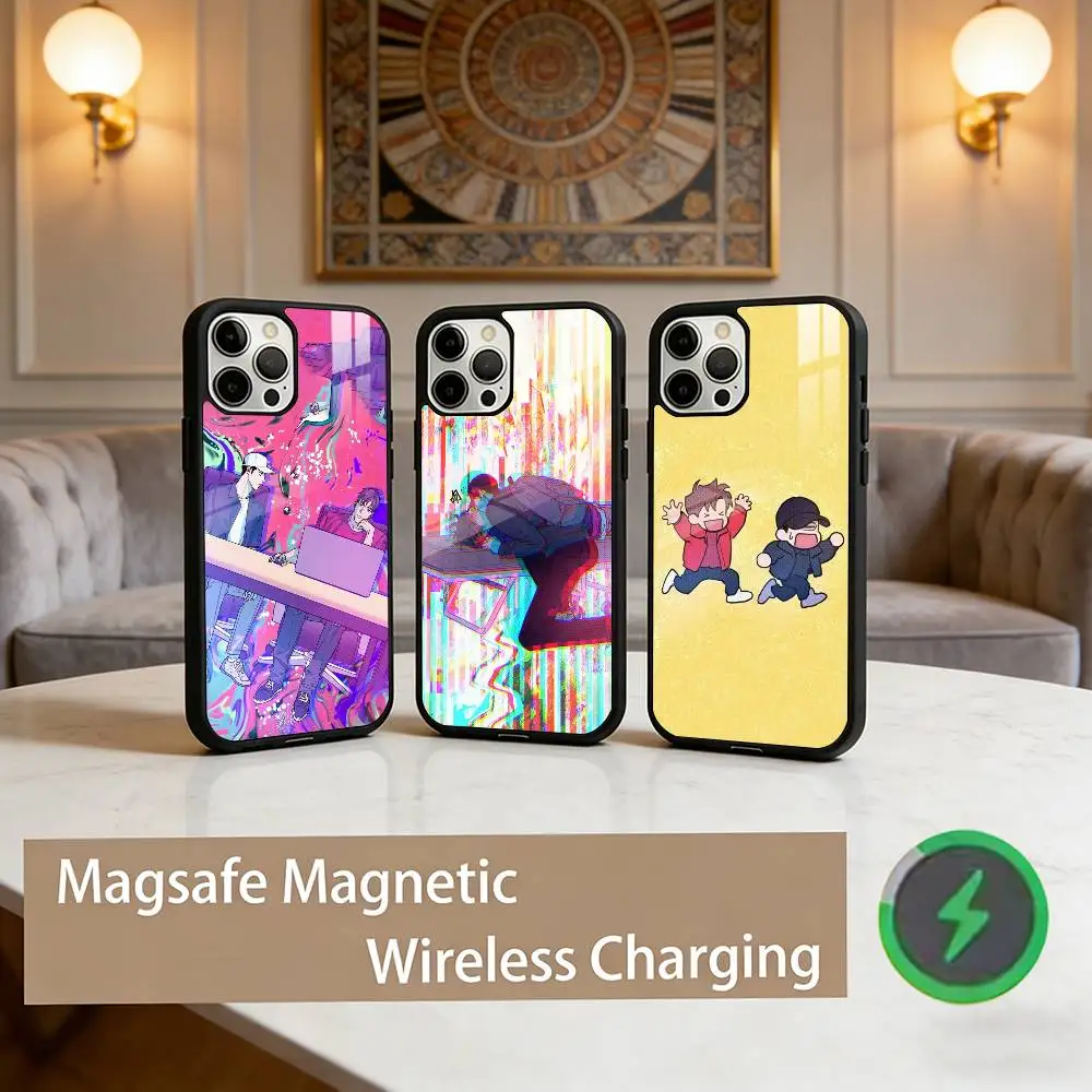 

S-Semantic Error Phone Case For iPhone17,16,15,14,13,12,11 Plus,Pro Max Magnetic For Magsafe Wireless Charging