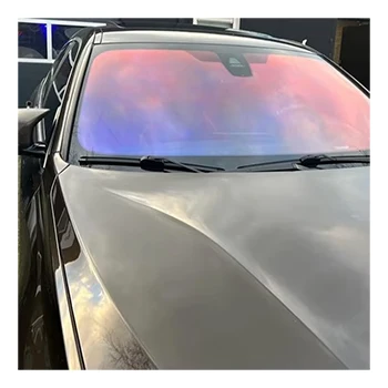 KSB Pellicola per tinta camaleonte blu 80% 85% VLT Pellicola per vetri camaleonte per auto Tinta per vetri con rifiuto UV Tinta per parabrezza camaleonte viola