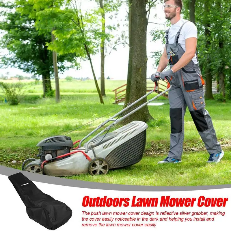 Lawn Mower Cover Garden Lawn Mower Cover Protector Waterproof Large Protective Lawn Mower Cover with Storage Bag for Lawn and